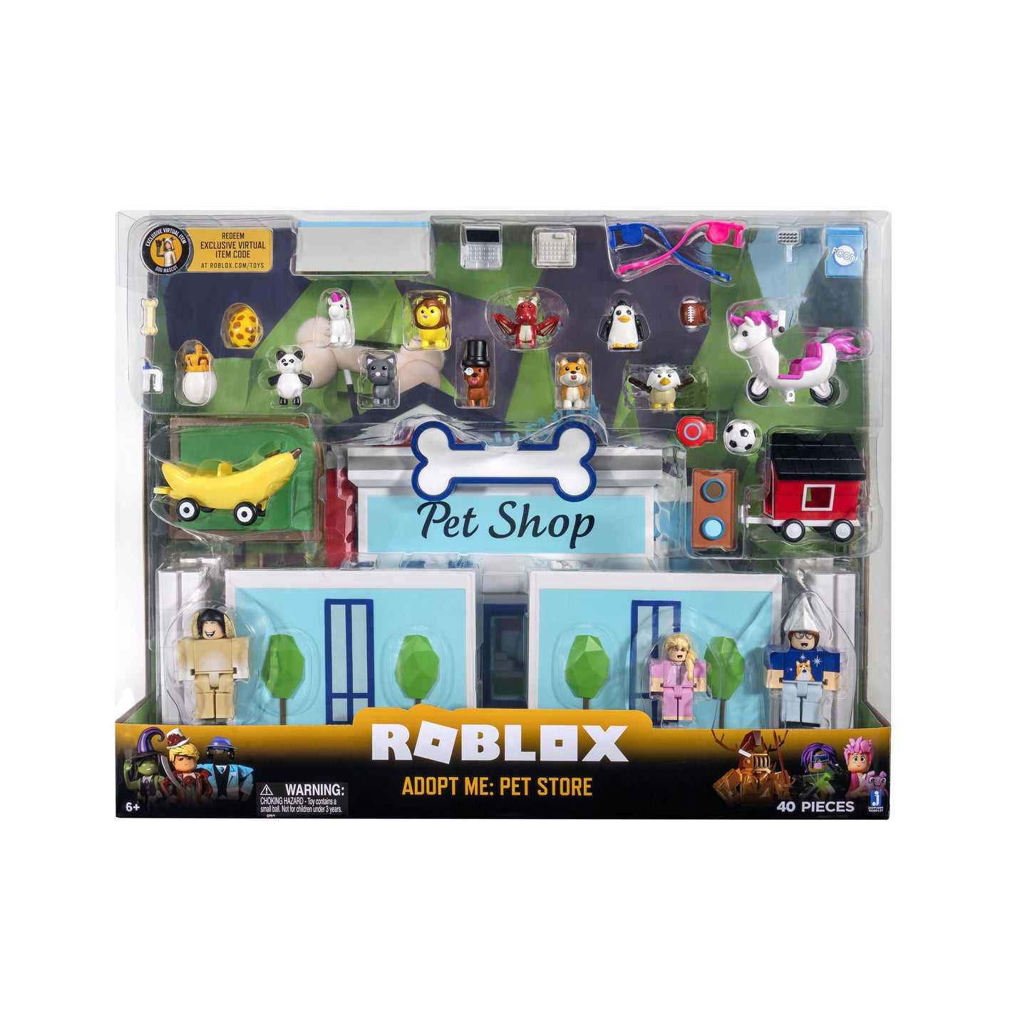 Roblox Celebrity-Deluxe Playset Wave 6 - Pet Store, Multicolor, Model 888 ROG0177, Plastic, Einheitsgröße