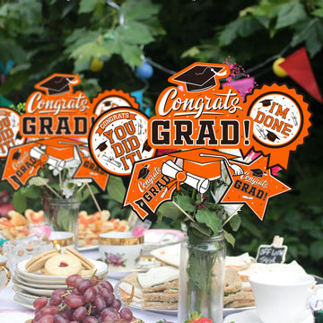 30Pcs Graduation Party Decorations Class Of 2024 Congrats Grad Table Centerpiece