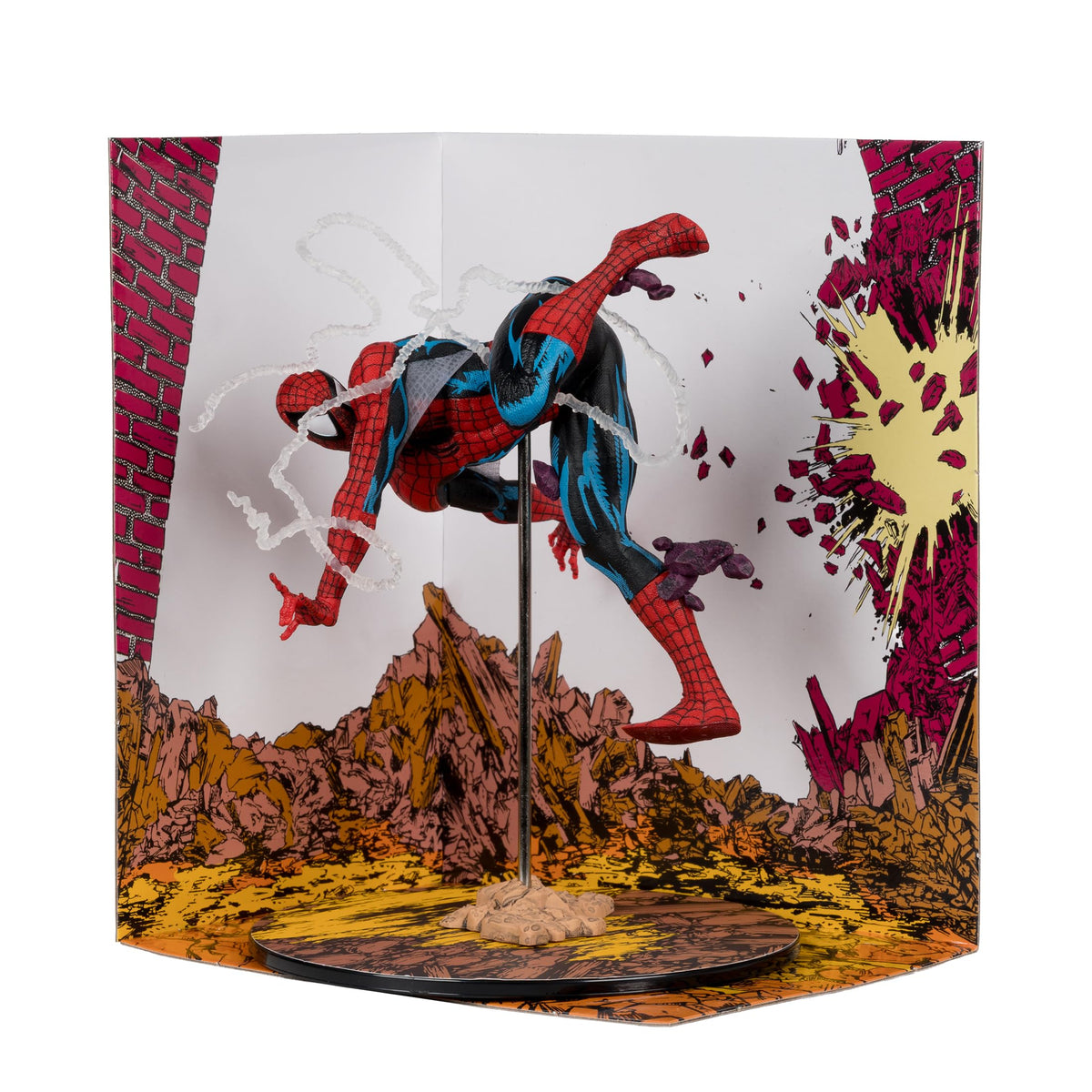 McFarlane Toys Marvel SpiderMan 1:10th Scale Collectible (Amazing SpiderMan #318)