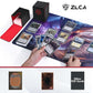 Zlca Card Deck Box For Mtg With 2 Dividers, Deck Storage Box Fits 100+ Single Sleeved, Pu Leather Tcg Case Holder For Magic Comm