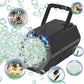 Panacare Automatic Bubble Machine Portable Bubble Blower With Led Lights /240Ml Bubble Solution/10000+ Bubbles Per Minute/12Holes Bubble For Outdoor/Indoor Wedding Party Birthday Gifts (Black)