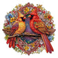 Wooden Puzzles for mature-themeds  500 Pieces Cardinal Puzzles for mature-themeds  Difficult Puzzle Gifts for Puzzle Lover  Wood mature-themed Puzzles (XL-17.3 * 17.2in)