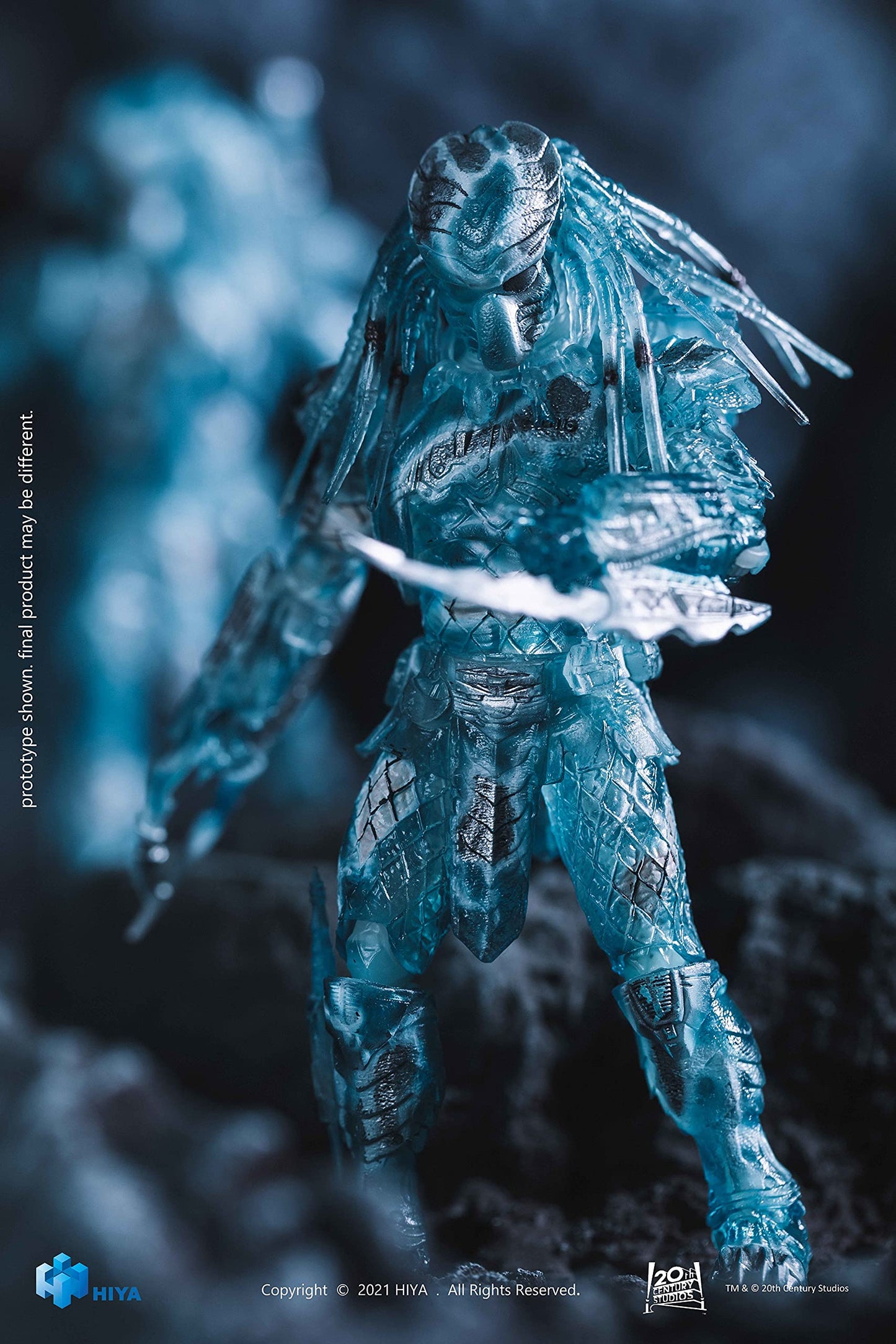 Hiya Toys Alien Vs. Predator: Camouflage Chopper Predator 1:18 Scale Figure, Multicolor