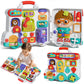 Busy Board Montessori Toys For 1 2 Year Old Boys Girls, Bilingual Learning Sensory Toys For Toddlers 1-3, Baby Musical Travel To