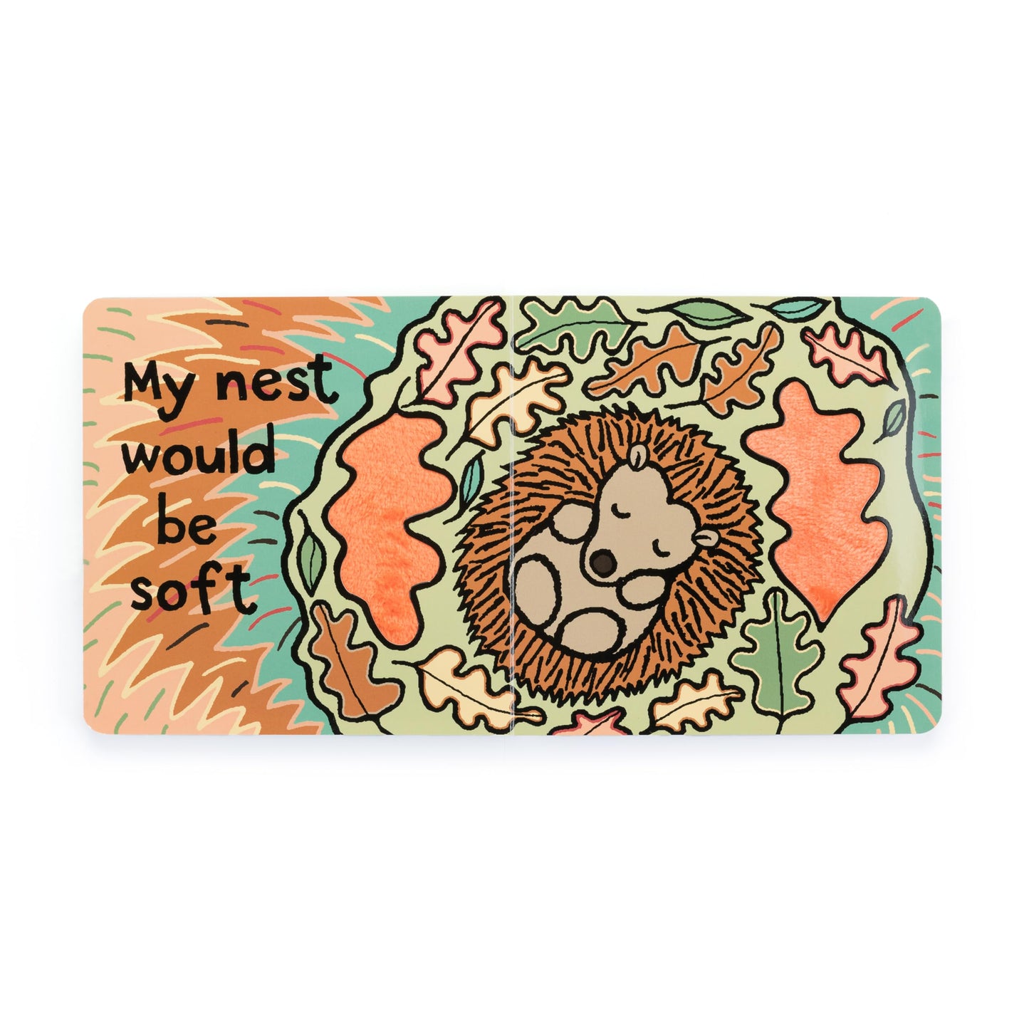 Jellycat If I Were A Hedgehog: A Baby Touch And Feel Board Book Children'S Book - Baby Gift
