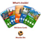 Skillmatics Trump Card Game - Rank Up Countries, Memory Game, Perfect for Boys, Girls, Kids, and Families Who Love Board Games,