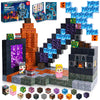 Magnetic Blocks - 150 PCS Build Magnet Dark Castle decorative replica blade Domain World - Magnetic Toys for Montessori Toddler Christmas Birthday Gifts - STEM Sensory Toys for 3 4 5 6 7 8 9 10 Year Old Boys & Girls