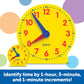 Learning Resources Classroom Clock Kit -25 Pieces, Ages 5+ Clock For Kids, Learning To Tell Time, Clocks For Teaching Time, Teacher And Classroom Supplies