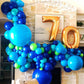 Bezente Teal Giant Balloons 36 Inch - 8 Pack Jumbo Teal Balloons Large Round Turquoise Latex Balloons For Wedding Baby Shower Bi