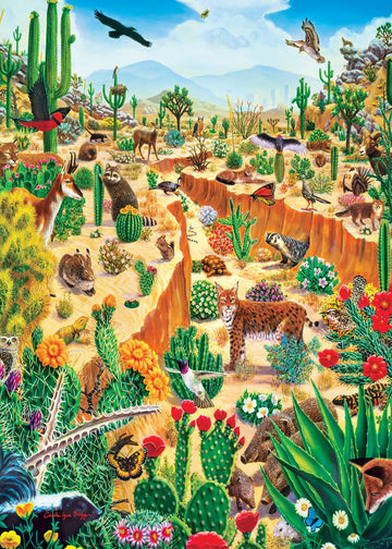 550 Piece Jigsaw Puzzle for mature-themed  Family  Or Youth - Last Oasis by MasterPieces - 18X24 - Family Owned American Puzzle Company