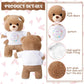 Deekin Broken Arm Gifts for Kids Get Well Soon Bear Stuffed Animal Gifts Bear for Kids mature-themed with Broken Arm After Surgery Soft Bandage Plush Bear 10 Inches (Get Well Soon)