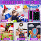 Nezyo 12 Pack Video Game Kids Party Favors, LCD Writing Tablet for Kids, 4.6 Piata Gaming Mini Board Drawing Tablet, Video Gam