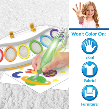 Crayola Color Wonder Magic Light Brush, Mess Free Painting Station For Kids, Gift For Kids, Toddler Toys & Activities, Ages 3, 4, 5