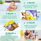 Richgv 2 Packs Baby Books Toys 0-6-12 Months, Touch And Feel Soft Crinkle Books For Newborn Infant Baby 0-3-6-12 Months, Baby Valentines Gifts Shower Books Carseat Toys Christmas Stocking Stuffers