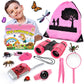 YOPINSAND Kids Explorer Kit & Bug Catcher Kit, Camping Gear for Kids, Outdoor Exploration Set with Backpack & Binoculars, Ideal