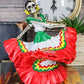 Ebros Dia De Los Muertos Danza De Dama Day Of The Dead Red Matador Lady Skeleton Dancer Statue 5.25' High Sugar Skull Vivas Calacas Decor Figurine For Halloween Prop Gothic Collectible