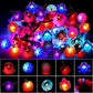 U-Goforst 88 PCS Halloween Party Favors for Kids, Glow in the Dark Light Up Bracelets Necklaces LED Rings Halloween Toys Bulk Cl