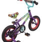 Pacific Funny Monsters Character Kids Bike For Boys And Girls, Ages 3-5 Year Old, 12-Inch Wheels, Steel Frame, Coaster Brakes, Adjustable & Quick Release Seat, Purple