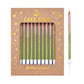 CAKE CODE 24-Count Pink Green Gold Long Thin Birthday Candles, Cake Candles, Birthday Parties, Wedding Decorations, Party Candle