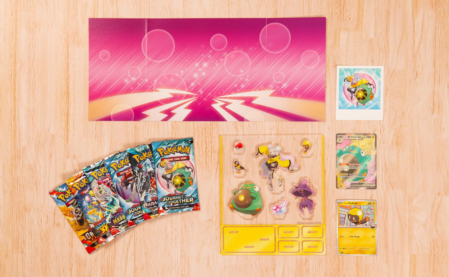 Pokemon TCG: Ionos Bellibolt ex enhanced Collection - 6 Packs  Promos