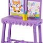 Enchantimals Art Studio Playset with Felicity Fox Doll and Flick Fox, 6-inch Small Doll, with Easel, Stool and Smaller Art and P