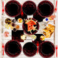 96 Pcs Black And Red Party Plates And Napkins Party Supplies Red Dot On Black Party Birthday Tableware Set Decorations Favors Fo