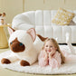 IKASA Giant Siamese Cat Plush Toy, 30" Jumbo Soft Fluffy Polyester Stuffed Animal, Cute Gifts for Kids