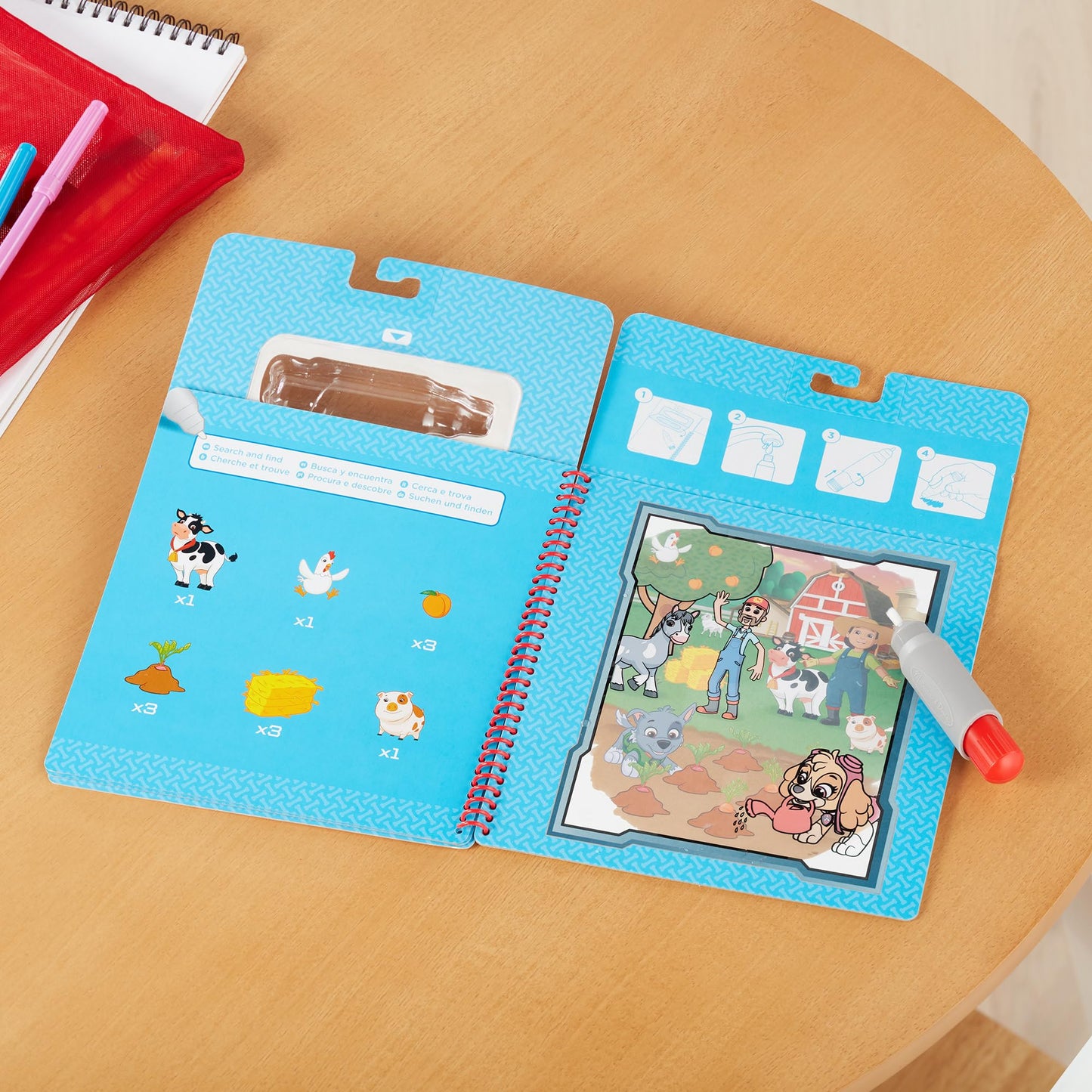 Melissa & Doug Water Wow! - Skye, Chase, Marshall Water Reveal Travel Activity Pads - PAW Patrol-Themed Reusable No-Mess for Kid