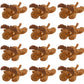 Mini Moose Plush Toys, 12 Pk Tiny Plushies Stuffed Animals Bulk, Stocking Stuffer For Girls & Boys, Animals Figures For Party Favors, Goody Bags, Classroom Treasure Box Prizes (Moose) Forest & Twelfth
