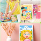 20 Pcs Make Your Own Princess Sticker Sheets For Kids With Princess Party Favors Face Stickers For Kids Crafts Activities Gift B