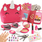 Play Purse For Little Girls, Kids Purse With Accessories For Toddlers Girls Age 4-6 3-5, Toddler Purse With Pretend Play Makeup 