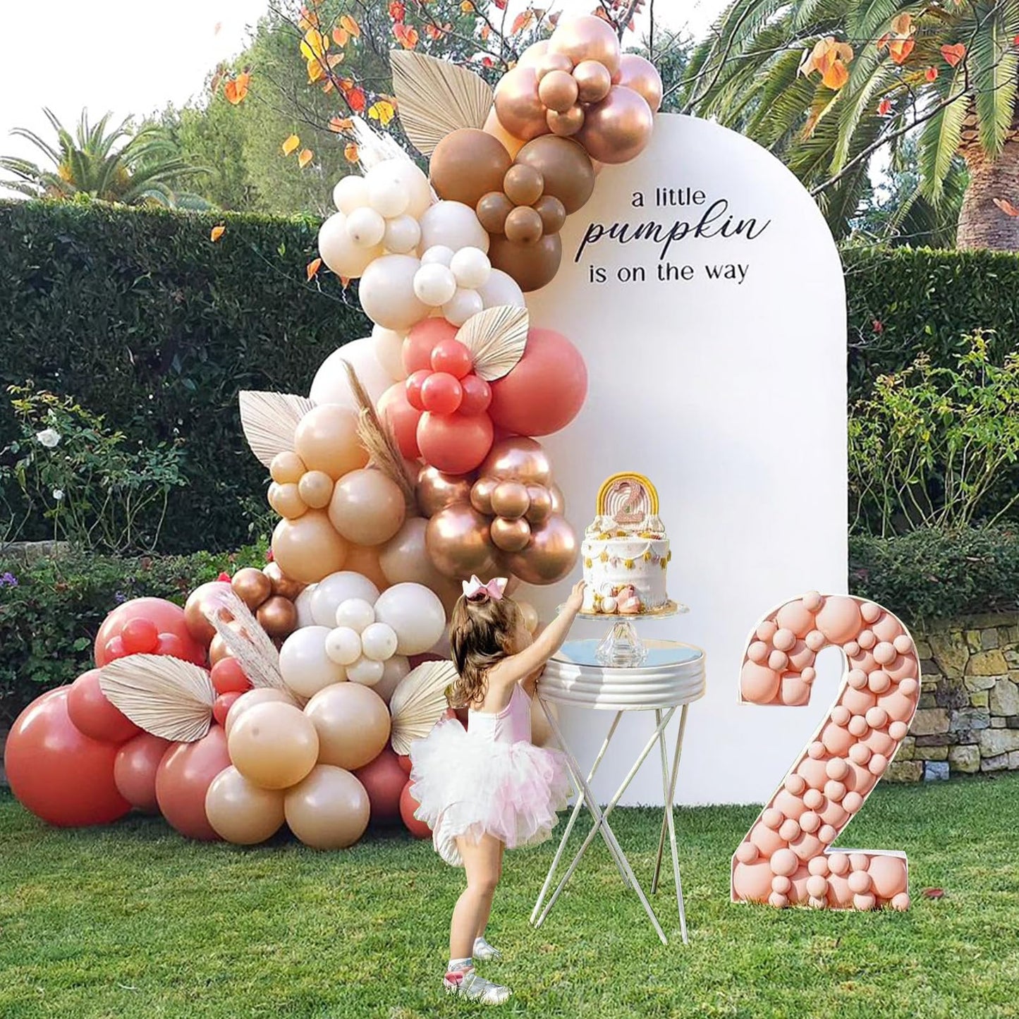 Boho Blush Pink Brown Balloons, 12Inch Retro Pink Blush Brown Beige Latex Balloons Set Dusty Pink Tan Metallic Rose Gold White S