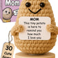 Mom Birthday Gifts from Daughter or Son - Handmade Crochet Potato with 30 Cute Affirmation Cards for Mothers - Funny Birthday Gi