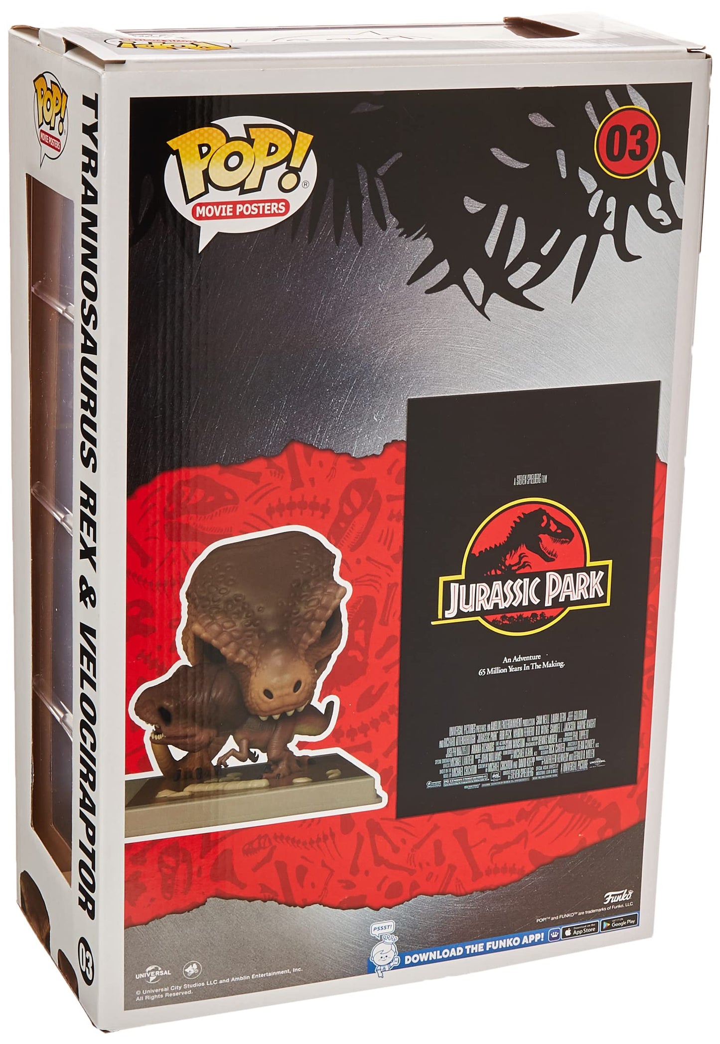 Funko Pop! Movie Poster - Jurassic Park - Vinyl - Multicolor - Model 61503