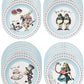Talking Tables Alice in Wonderland Plates - Disposable Tableware for Mad Hatters Tea Party Supplies, Birthday, Baby Shower, Wor