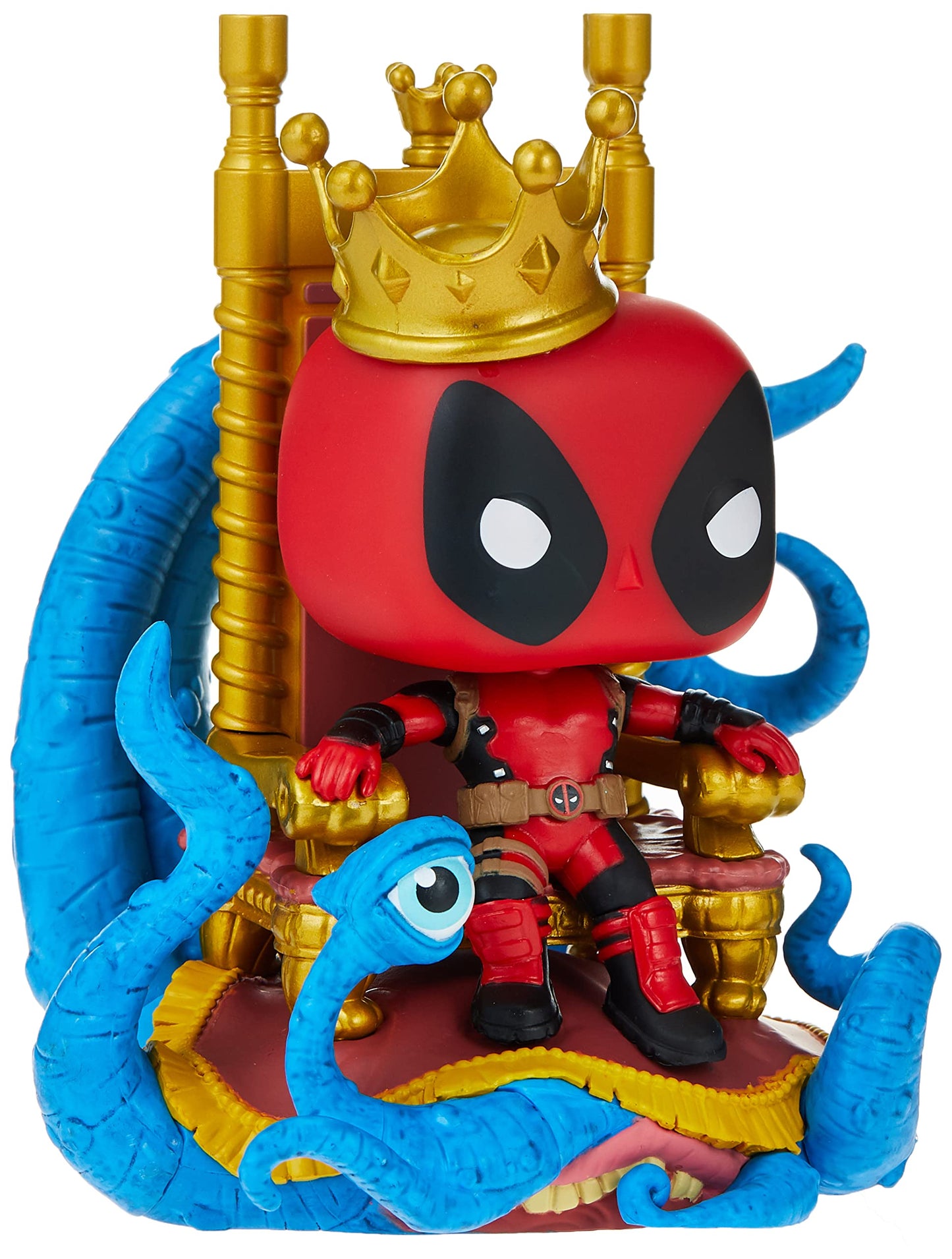 Funko Pop! Deluxe Marvel King Deadpool Vinyl Figure - Multicolor, Standard Size, Model 889698522663