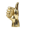 Micdecor Gold Decor Good Job    Thumb Up    Asl Hand Sign, Classic Gesture Hand Sculpture For Christmas New Year Birthday 8.46 I