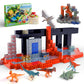 Dulsaera Magnetic Blocks 110Pcs With 6 Animal Toys, Volcano Building Blocks Set, Toys For Boys & Girls Age 6-8, Stacking Buildin