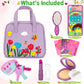 Officygnet Toy For Girls 1 2 3 Years Old, Toddler Purse Girl Toys With Pretend Makeup Kit, Pretend Princess Play Purse Toys For