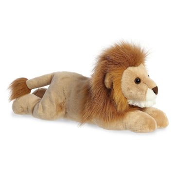 Aurora® Adorable Grand Flopsie™ Leonardus Lion™ Stuffed Animal - Playful Ease - Timeless Companions - Brown 16.5 Inches