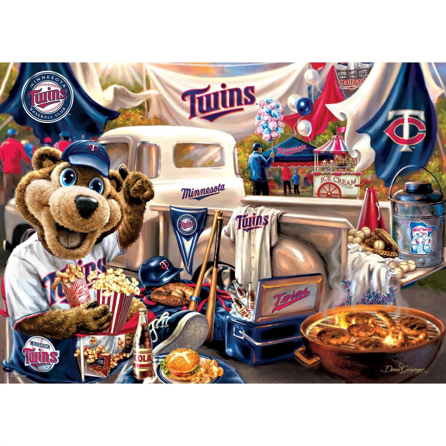 MasterPieces 1000 Piece Jigsaw Puzzle for Adults - MLB Minnesota Twins Gameday - 19.25x26.75