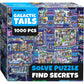 QUOKKA 1000 Piece Jigsaw Puzzle - Galactic Tails, Cardboard, Model SF1000Space-AU, Premium Box, Fun Challenges for Relaxation & Creativity