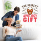 Witty Enterprise 10 Beige Teddy Bear with Gift Bag - Funny Apology Plush for Girlfriend, Boyfriend, Best Friend