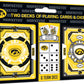 Masterpieces Game Day - NCAA Iowa Hawkeyes 2-Pack Playing Cards & Dice Pack - Officially Licensed Set for mature-themeds and Family