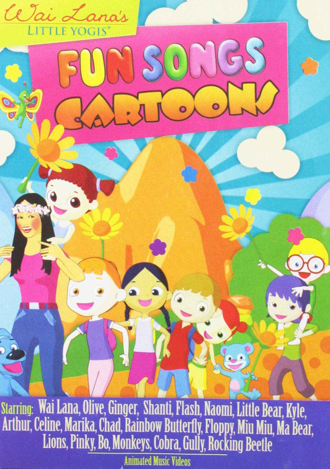 Fun Songs Cartoons DVD & Lyrics Book DVD