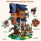 Vatos Tree House Stem Toy, 1155Pcs Creative Building Set For Kids With Led Light | 4 Seasons In 1 Treehouse Building Bricks Forest House For 6 7 8 9 10+ Girls Boys Christmas Birthday Gift