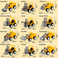 Sosation 108 Pcs Construction Engineering Trucks Small Digger Truck Toys Pull Back Vehicles Mini Excavator Toys Car Set For Kids