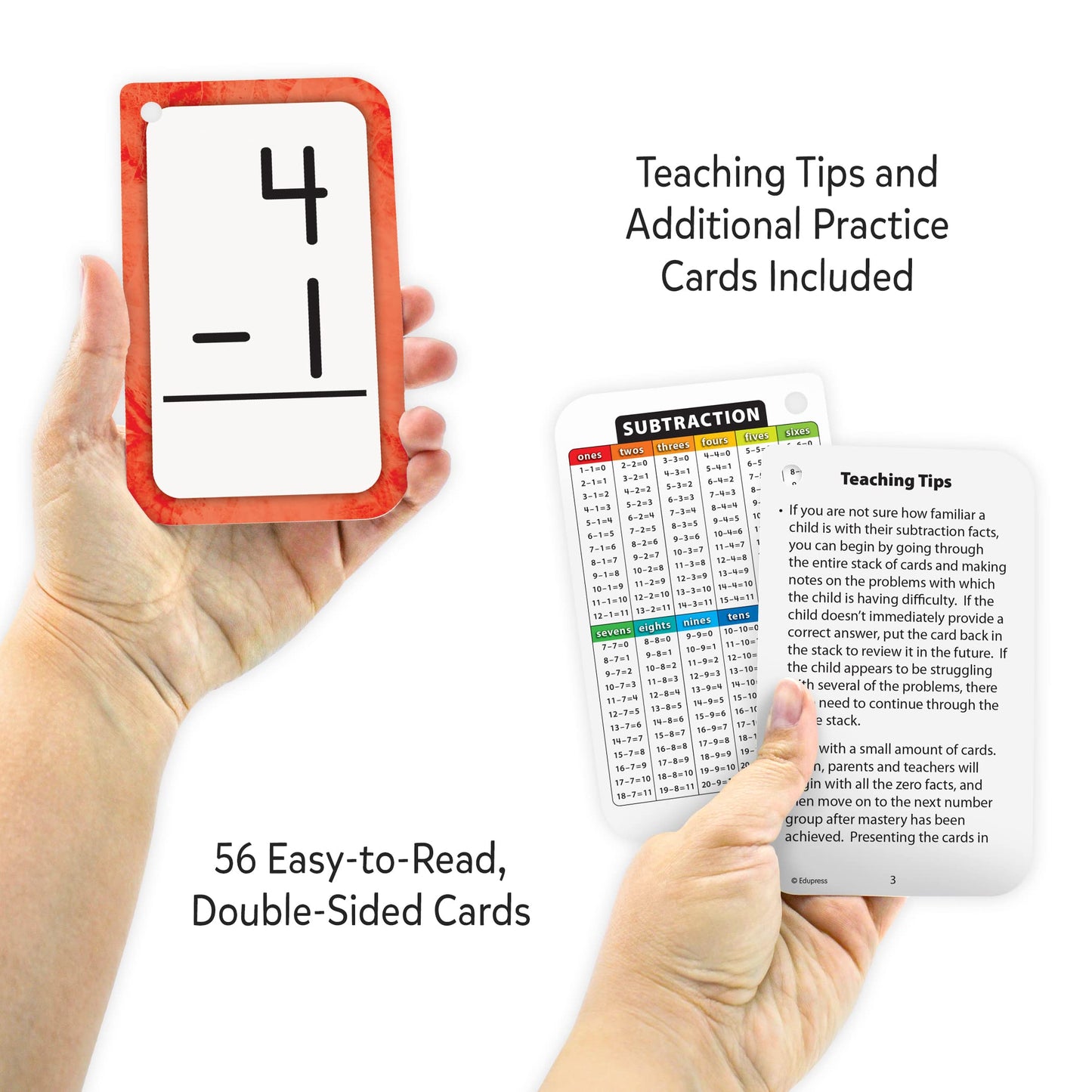 Teacher Created Resources Subtraction 0-12 Flash Cards (Ep62034)