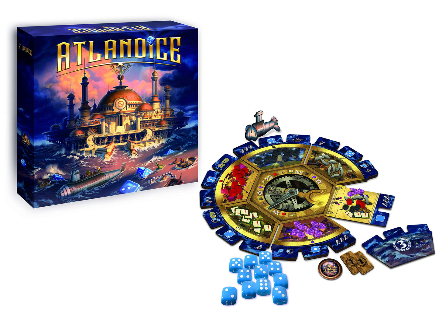 Ludonaute Atlandice - Multicolor Cardboard Board Game, Model B07BHM2P8D