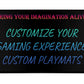 RWUTYTIUL Custom Playmat, Your Own Customized MTG Card Playmat for Women Men Kid Personalised 14'' x 24'', Stitched Playmat for 